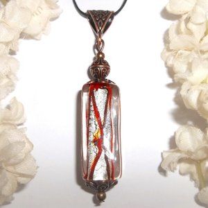 Necklace, Boho Necklace, Beaded Necklace, Copper Necklace, Boho Necklace, 7709